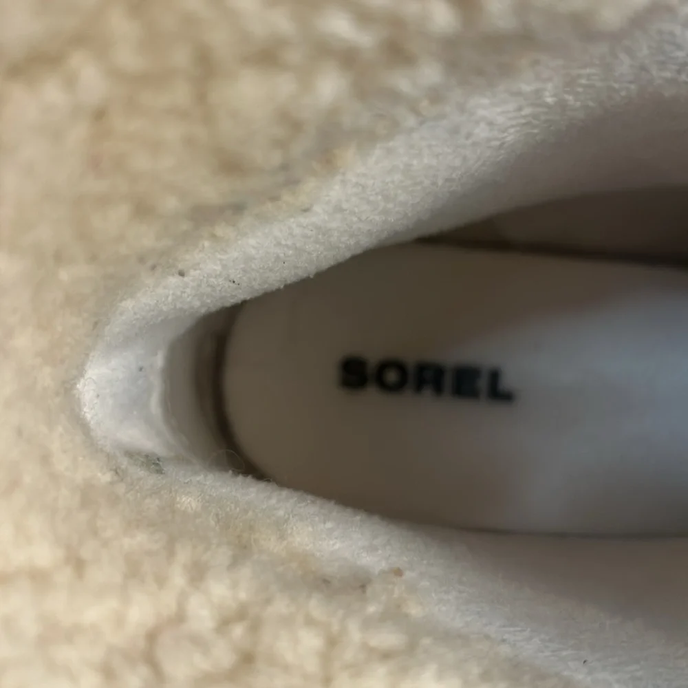 #0169- Sorel After Hours Lace Up Shearling Wedge Boots-Lined Cuff-7.5 - Picture 11 of 11